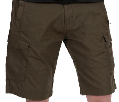 Fox Collection Lightweight Cargo Shorts Green & Black X-Large