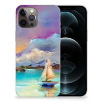 Smartphone hoesje iPhone 12 Pro Max Boat - thumbnail