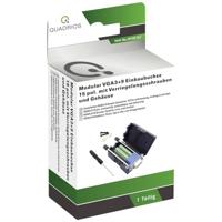 Quadrios 2010C257 VGA-connector Bus, recht Aantal polen: 15 Zwart 1 set(s) - thumbnail