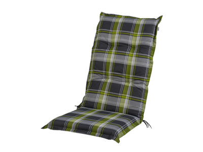 LIVARNO home Tuinstoelkussen hoge rug Valencia/Miami (geblokt/groen) LIVARNO home Tuinstoelkussen hoge rug Valencia/Miami (geblokt/groen)