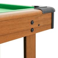 Biljarttafel 4 feet 122x61x76 cm bruin - thumbnail