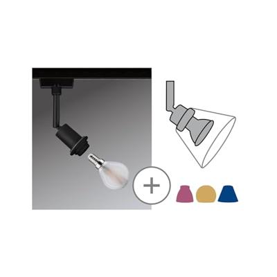 Paulmann 230V-railsysteem lamp URail E14 Zwart (mat)