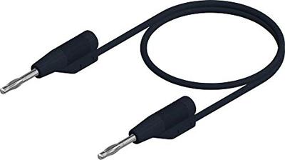 SKS Hirschmann MVL F 2/50 Meetsnoer Banaanstekker 2 mm Banaanstekker 2 mm 0.50 m Zwart 1 stuk(s)