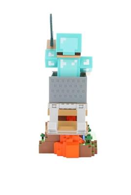 Minecraft Steve Diamond Armor beeldje - EXQUISITE GAMING - Cable Guys - Houder voor koptelefoon, smartphone of kleine accessoires - 20 cm Minecraft Steve Diamond Armor beeldje - EXQUISITE GAMING - Cable Guys - Houder voor koptelefoon, smartphone of kleine accessoires - 20 cm