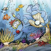 Woozle Goozle im Weltall, Labor und unter Wasser, Puzzle 3 X 49 Teile - thumbnail