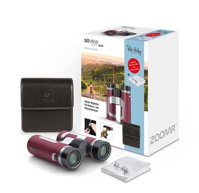 GoView ZOOMR 10x34 Special Edition verrekijker, ruby red