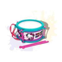 Trommel Hello Kitty Blauw Roze 16 cm - thumbnail