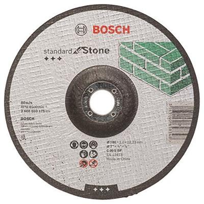 Bosch Accessories 2608603175 2608603175 Doorslijpschijf gebogen 180 mm 1 stuk(s) Steen Bosch Accessories 2608603175 2608603175 Doorslijpschijf gebogen 180 mm 1 stuk(s) Steen