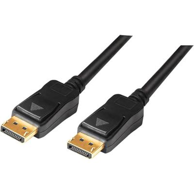 LogiLink CV0113 DisplayPort-kabel DisplayPort Aansluitkabel DisplayPort-stekker, DisplayPort-stekker 15.00 m Zwart LogiLink CV0113 DisplayPort-kabel DisplayPort Aansluitkabel DisplayPort-stekker, DisplayPort-stekker 15.00 m Zwart