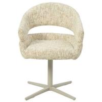 DÉJA Living - Eetkamerstoel Taupe Draaibaar - Milou - Set van 2 - thumbnail