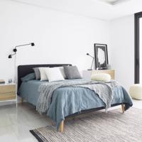 Kave Home Bed 'Dyla' 160 x 200cm, kleur Antraciet - thumbnail