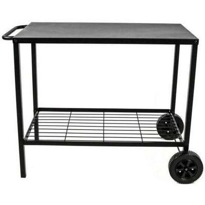 BRASERO Trolley voor plancha - staal - 85 cm