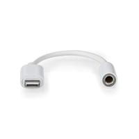 Nedis Lightning-Adapter | Apple Lightning 8-Pins naar 3,5 mm Female | 0.10 m | 1 stuks - CCGB39950WT01 CCGB39950WT01 - thumbnail
