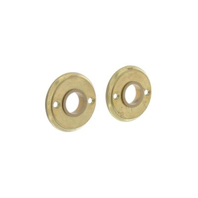 Rozetten ø50x5mm messing getrommeld Rozetten ø50x5mm messing getrommeld