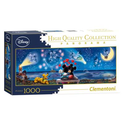 Disney Clementoni panorama puzzel mickey & minnie, 1000st.