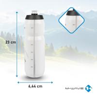 M-Wave Bidon 750ml met indicator wit - thumbnail