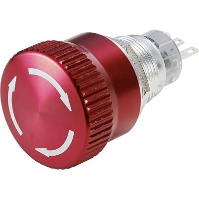 TRU COMPONENTS Noodstopschakelaar 3 A 1x NC IP65 1 stuk(s)