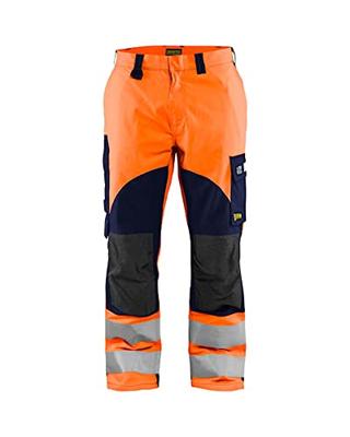 Blåkläder Multinorm inherent werkbroek 15881513 | High Vis Oranje/Marineblauw | Maat 54 - 7330509720813