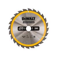 DeWALT Cirkelzaagblad voor Hout | Construction | Ø 235mm Asgat 30mm 24T - DT1954-QZ - thumbnail