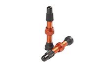 STANS Stan&apos;s valve stem aluminium (pair) - universal, presta - orange - 35mm - thumbnail