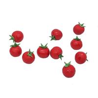 30 stuks/3 zakken 1:12 Mini Doll House keuken accessoires miniatuur fruit groenten kleine tomaten (rood) - thumbnail