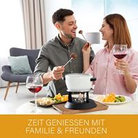 Bomann FFR 1290 Fondue-friteuse 1 l 840 W Met handmatige temperatuursinstelling Wit, Grijs - thumbnail