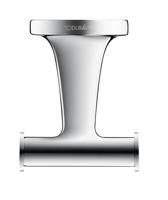 Duravit Starck T Handdoekhaak Dubbel 6x7,6x5 cm Chroom - thumbnail