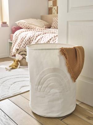 Opbergmand XL Regenboog ecru