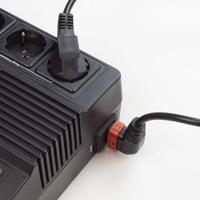 ACT AK5259 230V Stroomkabel CEE7/7 (Haaks) Lockable Zwart - 2 meter - thumbnail