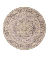 Heritaged Rond Vintage buitenkleed - Valenca Fino paars|roze - 230 cm - thumbnail