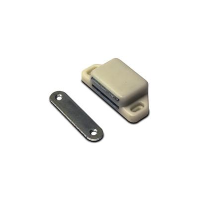 DX - Magneetsnapper / metalen tegenplaat / 8 kg / wit DX - Magneetsnapper / metalen tegenplaat / 8 kg / wit