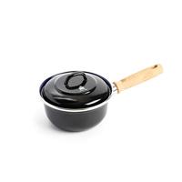 Indigo steelpan met deksel Zwart - thumbnail