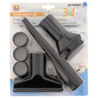Scanpart kleine zuigmonden set 32+35mm Borstel Zwart - thumbnail