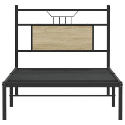 Bedframe zonder matras hout sonoma eikenkleurig 80x200 cm