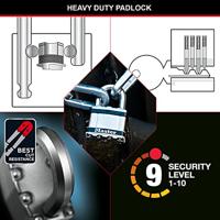 Masterlock Hangslot EXCELL 51mm - M5EURDSTSCC M5EURDSTSCC - thumbnail