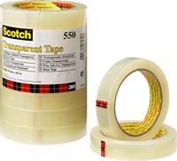 Scotch transparante tape 550 19 mm x 66 m, pak van 8 - thumbnail