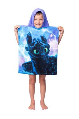 Hoe Tem je een Draak Poncho Toothless & Light Fury - 50 x 115 cm - Katoen Hoe Tem je een Draak Poncho Toothless & Light Fury - 50 x 115 cm - Katoen