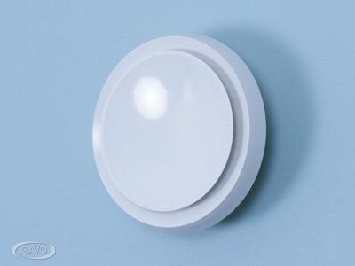 Toevoerventiel rond kunststof wit buis 100 mm