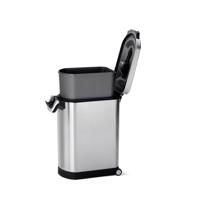 simplehuman CW1886 30L 15KG grote huisdier hond droog voedsel opslag container bak, deksel gemonteerde maatschep, luchtdichte afdichting, huisdierbestendig slot, verwijderbare BPA-vrije binnenemmer, - thumbnail