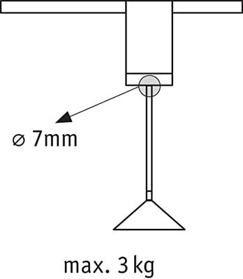 Paulmann 95495 230V-railsysteemcomponenten Pendelophanging Wit Paulmann 95495 230V-railsysteemcomponenten Pendelophanging Wit