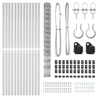 Weidehekwerk Zilver 25 x 1.6 m Gegalvaniseerd staal - thumbnail