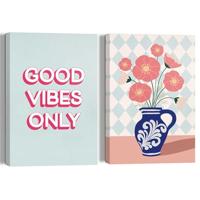 Canvas Good Vibes Only 30x20cm - thumbnail