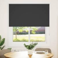VidaXL Rolgordijn verduisterend 130x175 cm stofbreedte 126,6 cm zwart - thumbnail