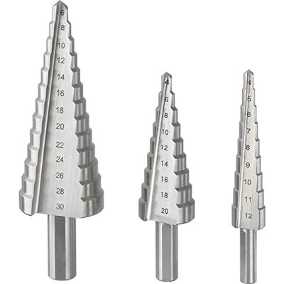 TOOLCRAFT TO-6802569 HSS Getrapteboorset 3-voudig 4 - 20 mm, 4 - 12 mm, 6 - 30 mm 1 stuk(s) TOOLCRAFT TO-6802569 HSS Getrapteboorset 3-voudig 4 - 20 mm, 4 - 12 mm, 6 - 30 mm 1 stuk(s)