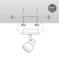 Light depot - LED opbouwspot Drift - 12 cm - mat staal - Outlet - thumbnail