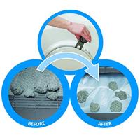 Cat It - SmartSift kattentoilet incl 4 afvalzakken - Antraciet/wit - thumbnail