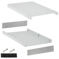 Hammond Electronics 1598GSGY Instrumentbehuizing 250 x 160 x 76 ABS Grijs 1 stuk(s) - thumbnail