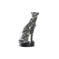 Decoratieve figuren DKD Home Decor 19,5 x 16 x 31,5 cm Spiegel Zilverkleurig Luipaard Modern - thumbnail