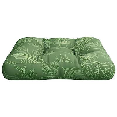 VidaXL Palletkussen bladpatroon 60x60x12 cm stof - thumbnail