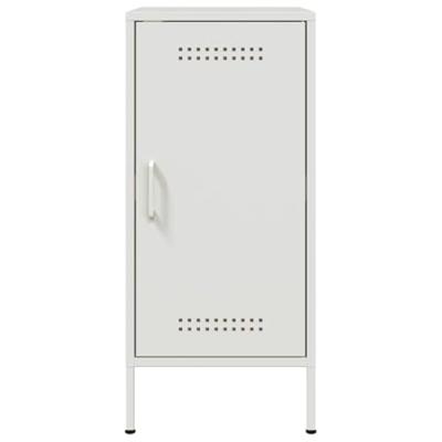 Dressoirs 2 st 36x39x79 cm staal wit